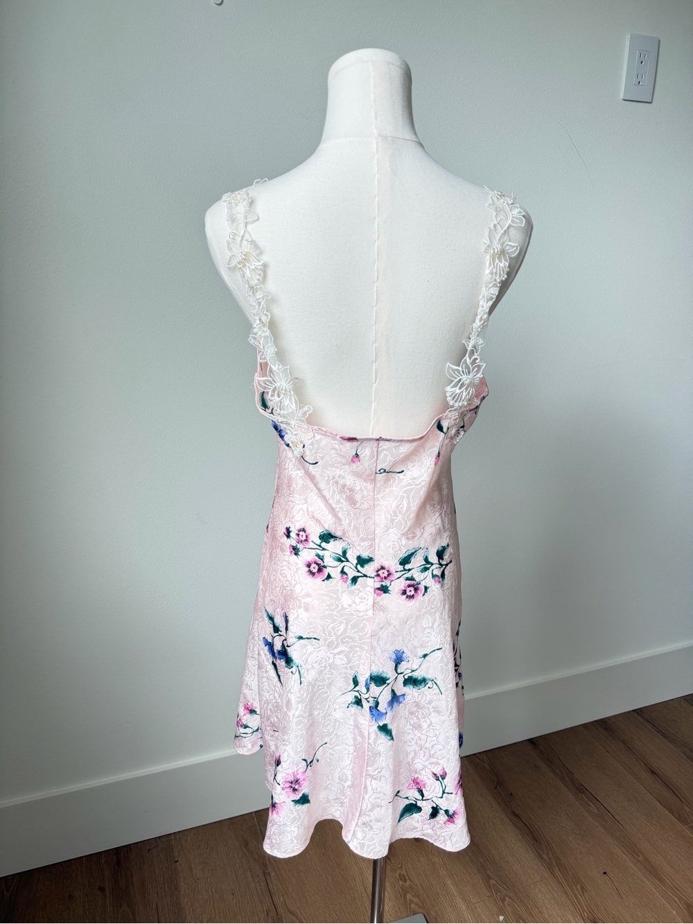 90s/Y2K floral romantic mini dress dress - Picture 2 of 6